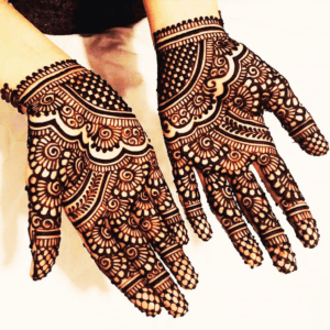 Simple Mehndi Design New Full Hand 11