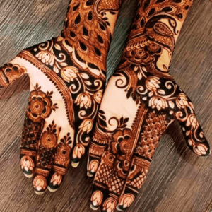 Simple Mehndi Design New Full Hand 7
