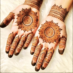 Simple Mehndi Design New Full Hand 13
