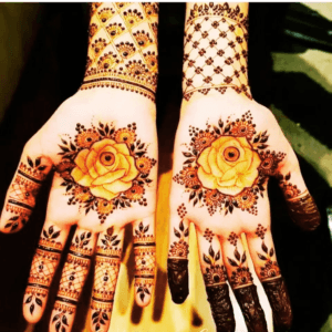 Simple Mehndi Design New Full Hand 6