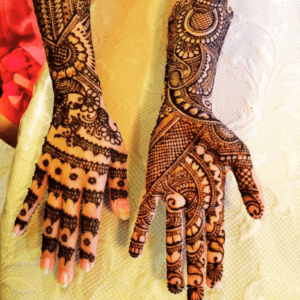 Simple Mehndi Design New Full Hand 5