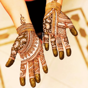 Simple Mehndi Design New Full Hand 4